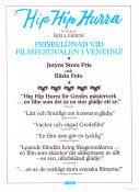Hip Hip Hurra! 1987 movie poster Stellan Skarsgård Lene Bröndum Pia Vieth Kjell Grede Beach Denmark