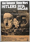 Hitler: The Last Ten Days 1973 movie poster Alec Guinness Simon Ward Adolfo Celi Ennio De Concini Find more: Adolf Hitler Find more: Nazi