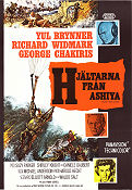 Flight from Ashiya 1964 movie poster Yul Brynner Richard Widmark George Chakiris Michael Anderson Sky diving