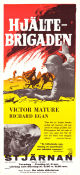 Hjältebrigaden 1953 poster Victor Mature Alexander Scourby Lee Marvin Robert D Webb