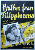 American Guerilla in the Philippines 1950 movie poster Tyrone Power Micheline Presle Tom Ewell Fritz Lang