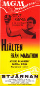 Hjälten från Marathon 1959 poster Steve Reeves Mylene Demongeot Sergio Fantoni Jacques Tourneur