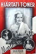 Hjärtats toner 1935 poster Martha Eggerth Phillips Holmes Benita Hume Carmine Gallone Musikaler