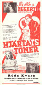 Hjärtats toner 1935 poster Martha Eggerth Phillips Holmes Benita Hume Carmine Gallone Musikaler