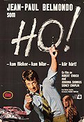 Ho! 1968 poster Jean-Paul Belmondo Joanna Shimkus Raymond Bussieres Robert Enrico Bilar och racing