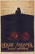 Högre ändamål 1922 movie poster Rune Carlsten