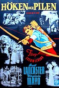 The Flame and the Arrow 1950 movie poster Burt Lancaster Virginia Mayo Robert Douglas Jacques Tourneur Adventure and matine