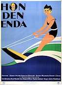 Hon den enda 1927 movie poster Vera Woronina