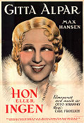 Die oder keine 1932 movie poster Gitta Alpar Max Hansen Carl Froelich