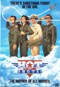 Hot Shots! 1991 movie poster Charlie Sheen Cary Elwes Valeria Golino Jim Abrahams Planes Food and drink