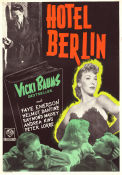 Hotel Berlin 1945 poster Faye Emerson Peter Godfrey