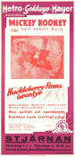 Huckleberry Finns äventyr 1939 poster Mickey Rooney Walter Connolly William Frawley Richard Thorpe