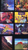 The Hunchback of Notre Dame 1996 lobby card set Animation