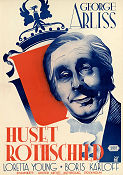 The House of Rothschild 1934 movie poster George Arliss Boris Karloff Alfred L Werker