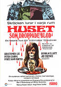 The House That Dripped Blood 1971 movie poster Christopher Lee Peter Cushing Peter Duffel