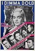 I dimma dold 1953 movie poster Sonja Wigert Eva Henning Sven Lindberg