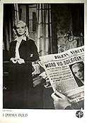 I dimma dold 1953 movie poster Sonja Wigert Eva Henning