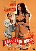 I går i dag i morgon 1963 poster Sophia Loren Marcello Mastroianni Aldo Giuffre Vittorio De Sica