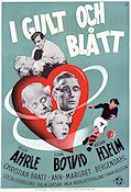 I gult och blått 1942 movie poster Elof Ahrle John Botvid