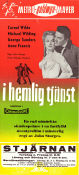 I hemlig tjänst 1955 poster Cornel Wilde Michael Wilding George Sanders John Sturges