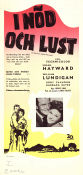 I nöd och lust 1951 poster Susan Hayward William Lundigan Rory Calhoun Henry King