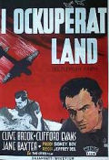 I ockuperat land 1943 poster Clive Brook Clifford Evans Jane Baxter Jeffrey Dell Krig