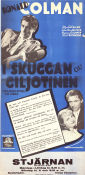 I skuggan av giljotinen 1935 poster Ronald Colman Elizabeth Allan Basil Rathbone Jack Conway