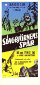 I slagbjörnens spår 1931 poster Bröderna Utterström Berg Dokumentärer