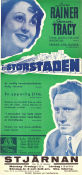 I storstaden 1937 poster Spencer Tracy Luise Rainer Charley Grapewin Frank Borzage