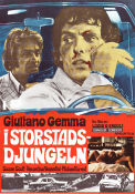 Troppo rischio per un uomo solo 1973 movie poster Giuliano Gemma Susan Scott Venantino Venantini Luciano Ercoli Cars and racing