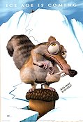 Ice Age 2002 movie poster Denis Leary Chris Wedge Animation Cats