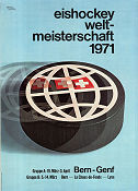 Ice Hockey World Championship Bern 1971 poster 