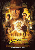 The Kingdom of the Crystal Skull 2008 movie poster Harrison Ford Cate Blanchett Shia LaBeouf Steven Spielberg Find more: Indiana Jones