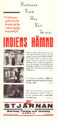 Indiens hämnd 1938 poster Alice Field Max Michel Roger Karl Richard Eichberg