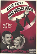 You´re a Sweetheart 1937 movie poster Alice Faye George Murphy David Butler