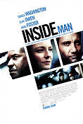 Inside Man 2006 movie poster Denzel Washington Clive Owen Jodie Foster Spike Lee