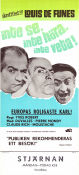 Inte se inte höra inte veta 1958 poster Louis de Funes Noelle Adam Frédéric Duvalles Yves Robert