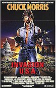 Invasion USA 1985 movie poster Chuck Norris Guns weapons