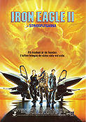 Iron Eagle 2 1988 movie poster Louis Gossett Mark Humphrey Stuart Margolin Sidney J Furie Planes
