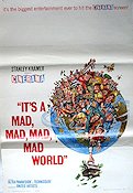 It´s a Mad Mad Mad Mad World 1964 movie poster Spencer Tracy Mickey Rooney Peter Falk