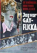 Jag var gatflicka 1960 movie poster Bodil Kjer Denmark
