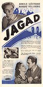 Jagad 1947 movie poster Arnold Sjöstrand Barbro Kollberg