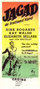 Hunted 1952 movie poster Dirk Bogarde Jon Whiteley Elizabeth Sellars Charles Crichton Police and thieves Film Noir