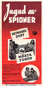 Spy Hunt 1950 movie poster Howard Duff Märta Torén Philip Friend George Sherman
