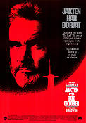 The Hunt For Red October 1990 poster Sean Connery John McTiernan