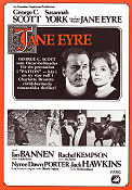 Jane Eyre 1970 poster George C Scott Delbert Mann