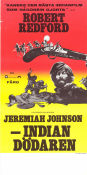 Jeremiah Johnson Indiandödaren 1972 poster Robert Redford Will Geer Delle Bolton Sydney Pollack