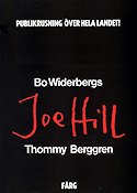 Joe Hill 1971 movie poster Thommy Berggren Anja Schmidt Kelvin Malave Bo Widerberg Politics