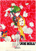 Joe Hill 1971 movie poster Thommy Berggren Anja Schmidt Kelvin Malave Bo Widerberg Politics