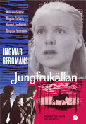 Virgin Spring 1959 movie poster Birgitta Valberg Gunnel Lindblom Max von Sydow Ingmar Bergman Poster artwork: Anders Gullberg